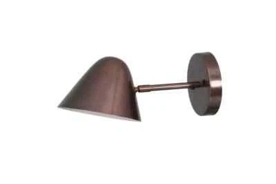 1 Cono de Luz Hecho a Mano Vintage Pared Mediados de Siglo Moderno Latón Crudo Sputnik Foto 1 de 4