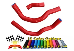 FIT MINI COOPER S JCW W11 1.6 R52/R53 SILICONE RADIATOR/COOLANT HOSE Red - Picture 1 of 4