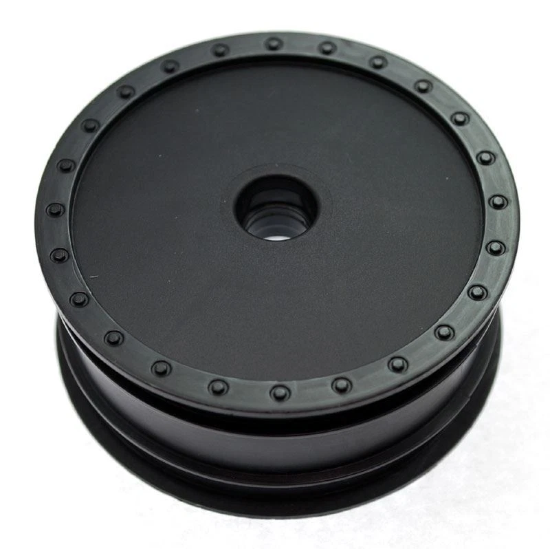 DE Racing - Black Borrego Front Buggy Wheels for the Associated B4 (4pcs) - Image 1 of 1