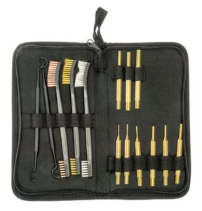 14 piezas kit de reparación de armas estuche, 9 piezas punzón de latón, 3 piezas doble cepillo, 2 piezas dobles selecciones - Imagen 1 de 7