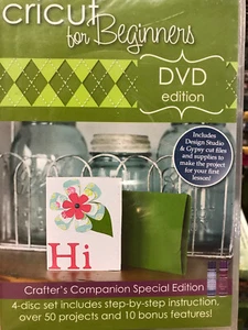 Cricut for Beginners 4-Disc DVD Set w/ 50 Projects and 10 bonus features - Picture 1 of 2