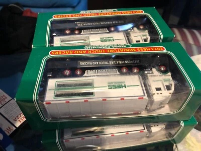 Remolque tractor Hess 2013 mini miniatura camión transporte y corredores nuevo Foto 1 de 4