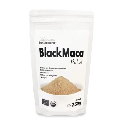Schwarzes Maca Pulver 250 g BLACK MACA PULVER  - Das Original !!!  Inkanatura ™ - Bild 1 von 4