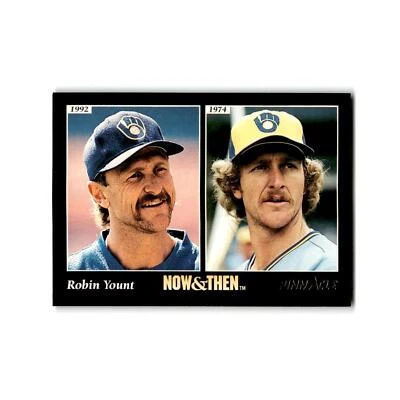 Tarjeta de béisbol Robin Yount 1993 Pinnacle #293 Milwaukee Brewers casi nueva Foto 1 de 3