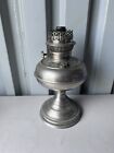 Antique Bradley Hubbard B&H Nickel Plated Victorian Oil Lamp
