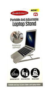 Doohickey Laptop Stand, Portable and Adjustable, 8 Adjustable Angles, Study - Picture 1 of 6