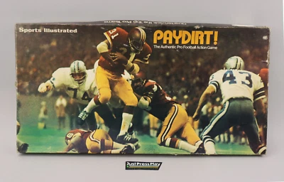 Rare VTG 1973 Sports Illustrated PAYDIRT! Football Board Game Sealed Team Charts - Image 1 of 4
