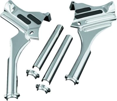 Fundas para cuello Kuryakyn Deluxe 95-07 modelos Touring cromadas Foto 1 de 3