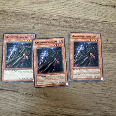 3 x Gravekeeper's Assailant - PGD  SDMA Common - Unlimited Edition Near Mint - Image 1 of 2