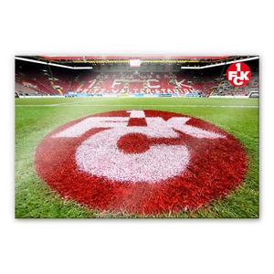 Acrylglasbild 1. FC Kaiserslautern - Rasen Logo bunt WANDBILD DEKO BILD FANSHOP - Bild 1 von 1