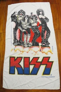 KISS TOWEL 1977 OFFICIAL AUCOIN BEAUTIFUL! - Bild 1 von 15