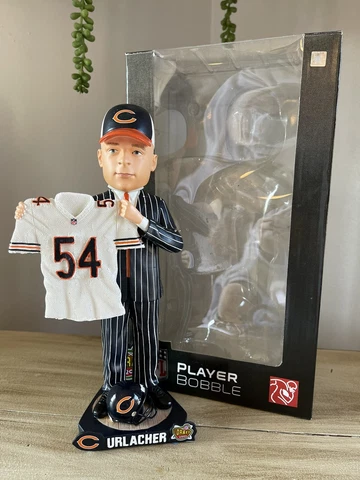 BRIAN URLACHER Chicago Bears Legend 2000 NFL Draft Day Bobblehead #/100 NIB! Cover