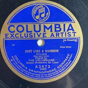 10" 78 RPM-The Columbians-Say It With Music/Just Like a Rainbow/Columbia A3472 - Picture 1 of 4
