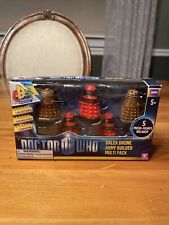 Doctor Who Dalek Drone Army Builder Multi Pack Red And Gold 5 Micro Figures Read