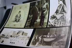 "Ristampe immagini storiche Qajar Kings in bianco e nero per cornice 8,5"" x 11" - Foto 1 di 12