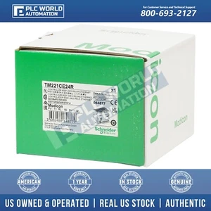 TM221CE24R Schneider Modicon M221 24 I/O, New, FREE UPS 2 Day Dlvry & 2 Year Wty - Picture 1 of 4