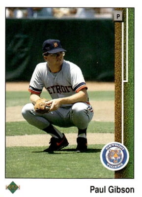 1989 Upper Deck #47 Paul Gibson - Image 1 of 2