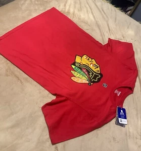 NWT Reebok NHL Chicago Blackhawks Darling 33 T Shirt Jersey Mens Size Large - Picture 1 of 10