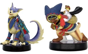 New Monster Hunter Rise amiibo Palamute Palico 2Set Nintendo Japan - Picture 1 of 5