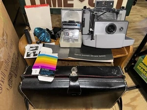 Polaroid automatic 103 land camera w/ Bag & Tons Of Accessories (UNTESTED!) - Picture 1 of 23