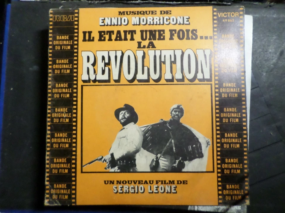 Ennio Morricone, Vinyl Record 45 RPM, Il Upon La Revolution, Vinyl Vintage - Image 1 of 1