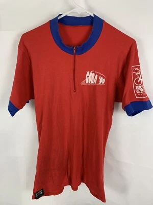 The Great Ohio Bicycle Adventure 1990 Vintage Bike Race Jersey Medium Good Stuff - Image 1 of 4