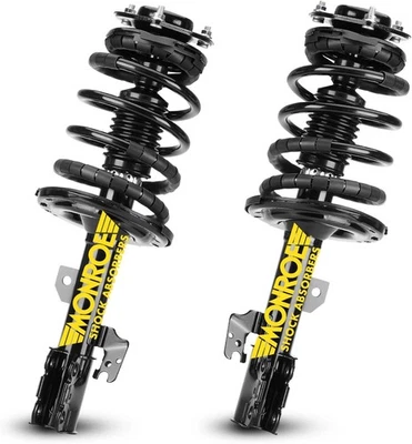 2PCS Front Monroe Shocks Struts Springs Toyota Camry 2011 2010 2009 2008 2007 - Imagem 1 de 2