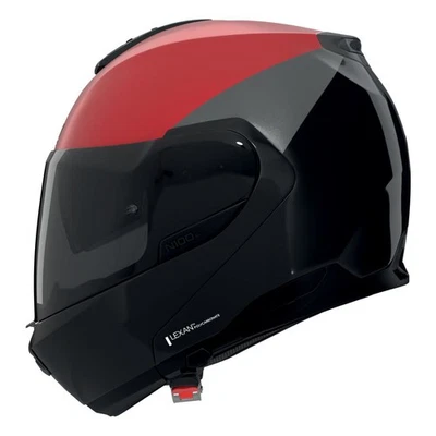 Flip-Up Helmet Nolan N100-6 VERNICIATURA SPECIALE 355 Rosso / Nero / Antracite - Image 1 of 4