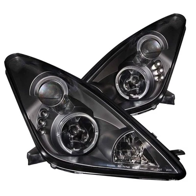 Anzo 121387 Black Clear Lens Projector Headlights fit for 00-05 Toyota Celica - Imagem 1 de 4