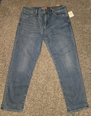 Lucky Brand Jeans Womens Size 12/31 Blue Sienna Slim Boyfriend Med Wash Denim - Image 1 of 4