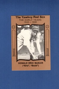 DONALD ERIC "BOOB" McNAIR ~ The Yawkey Red Sox Early Years | 1972 Jimmy Fund - Picture 1 of 3
