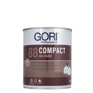 Gori 88 Compact Holzfarbe 750ml polarweiss, deckende Wetterschutzfarbe - Bild 1 von 1