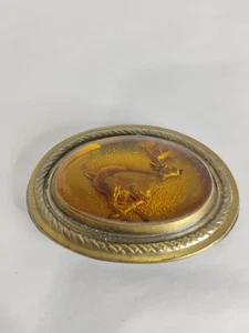 Hebilla de cinturón para correr ciervos vintage - Imagen 1 de 3