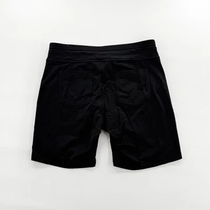 Athleta Black Drawstring Athletic Shorts Women’s Small Zipper Pockets - Picture 1 of 7