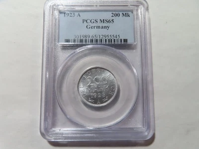 Q35 Germany 1923-A 200 Mark PCGS MS-65 - Image 1 of 2