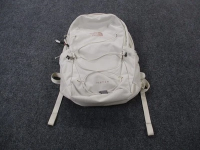 The North Face Backpack White Rose Gold Glitter Logo Flexvent Utility Outdoor - Image 1 of 4