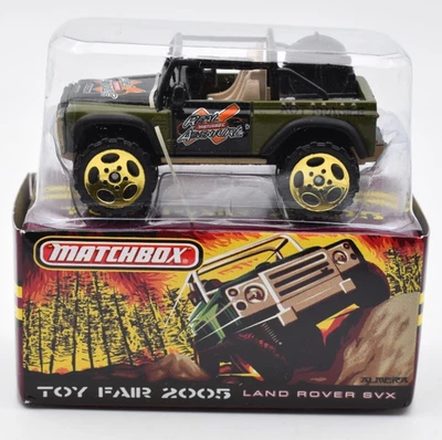 Matchbox Superfast Land Rover SVX green. 2005 Toy Fair. Box - Image 1 of 3