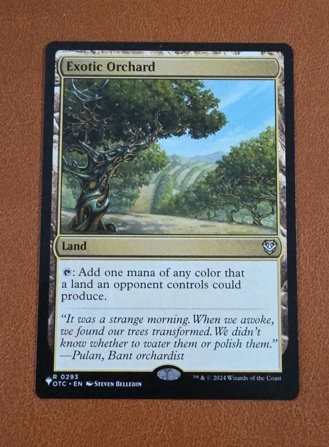 NM Exotic Orchard #293 "THE LIST" Reprint OTC Outlaws Thunder - Image 1 of 1