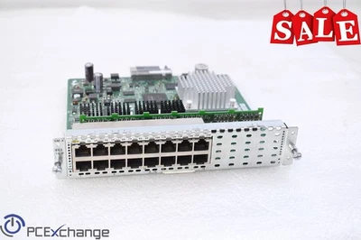 Cisco SM-X-ES3-16-P 16-Port GbE PoE+ SM-X Layer 2/3 EtherSwitch Service Module - Image 1 of 4