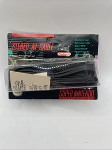 NOS OEM Nintendo Super NES SNES A/V Cable NIP New - Picture 1 of 6