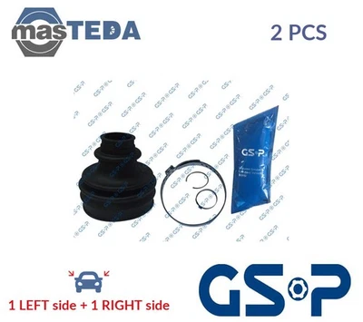 780127 CV JOINT BOOT KIT PAIR FRONT RIGHT LEFT WHEEL SIDE GSP 2PCS NEW - Image 1 of 4