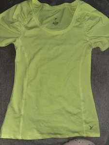 Old Navy Active Größe M gelb tailliert Sport Top Kurzarm - Bild 1 von 6
