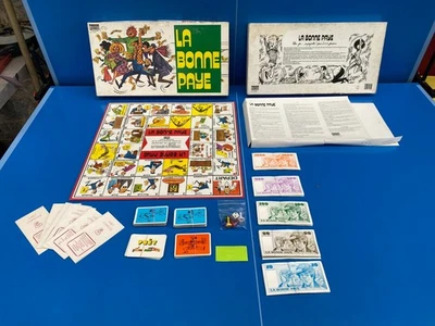 JEU DE SOCIETE Vintage La BONNE PAYE En Francs 1977 Bon État Livré Gratuit N4 - Photo 1/4