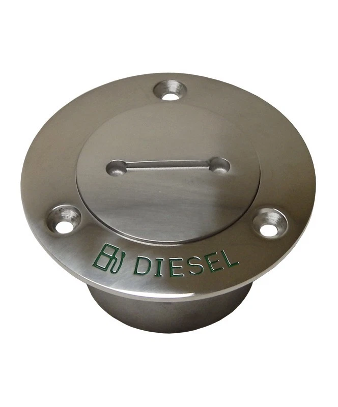 Whitecap 6032 Stainless Steel Diesel Fill for 1-1/2 inch Pipe - Image 1 of 1