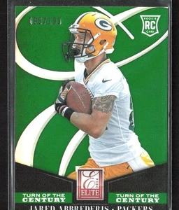 Jared Abbrederis 2014 Panini Elite Turn of the Century SN,RC Rookie #/199 - Imagen 1 de 2