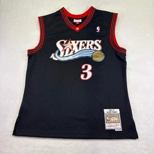 Allen Iverson 76ers 2000-01 Hardwood Classic Mitchell & Ness Swingman Jersey - Picture 1 of 11