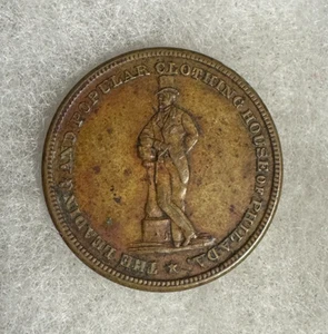 A.C. Yates & Co. Philadelphia PA Original Token Merchant 1850's Trade Scrip - Picture 1 of 2
