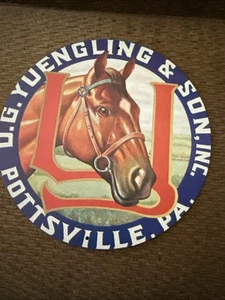 D.YUENGLING & SON INC. POTTSVILLE PA 8”x8” Metal Tin With Horse - Picture 1 of 7