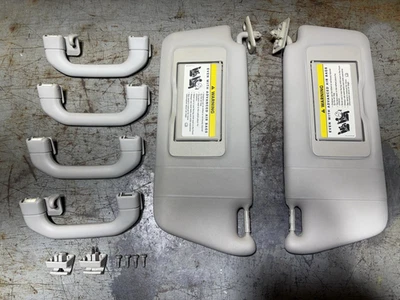 02-09 Mercedes W209 CLK500 C230 правый левый солнцезащитный козырек захват ручки комплект серый OEM - Изображение 1 из 4