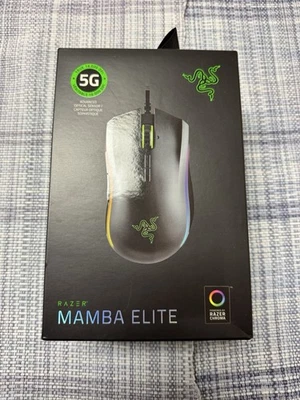 NEW Razer Mamba Elite Wired Optical Gaming Mouse (16,000 DPI Sensor) - Black - Image 1 of 2